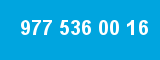 977 536 00 16 977 536 00 16